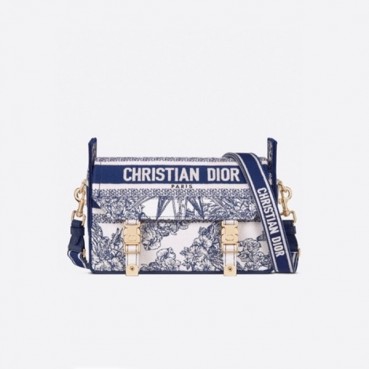 디올 여성 네이비 캠프백 - Dior Womens Navy Camp Bag 