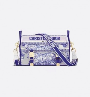디올 여성 블루 캠프백 - Dior Womens Blue Camp Bag 