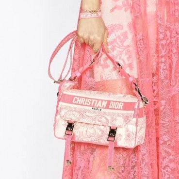 디올 여성 핑크 캠프백 - Dior Womens Pink Camp Bag 