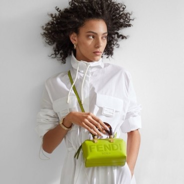 펜디 여성 그린 보스턴 백 - Fendi Womens Green Boston Bag 
