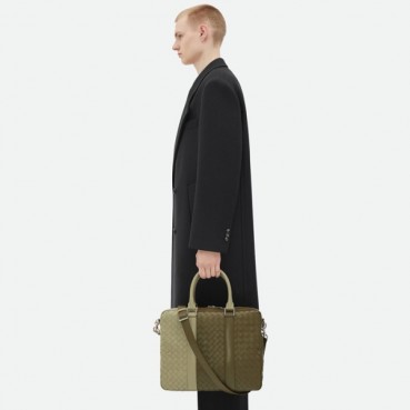 보테가 베네타 남성 인트레치아토 라지 브리프케이스 - Bottega veneta Mens Intrecciato Large Briefcase 