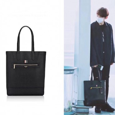 톰브라운 남성 블랙 서류가방 - Thom Browne Mens Business Bag 