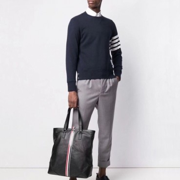 톰브라운 남성 블랙 서류가방 - Thom Browne Mens Business Bag 