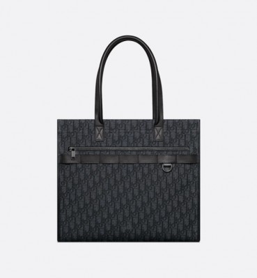 디올 남성 블랙 서류가방 - Dior Mens Business Bag 