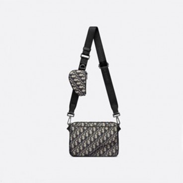 디올 남성 블랙 메신저백 - Dior Mens Black Cross Bag 