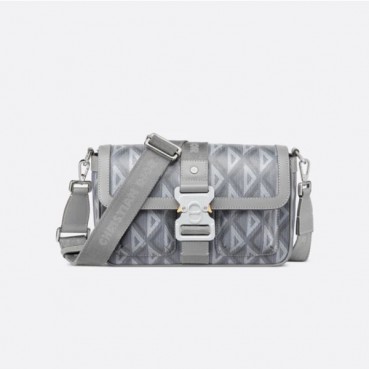 디올 남성 그레이 다이아 메신저백 - Dior Mens Gray Cross Bag 