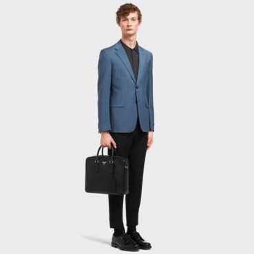 프라다 남성 블랙 서류가방 - Prada Mens Black Tote Bag 