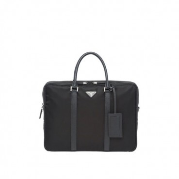 프라다 남성 블랙 서류가방 - Prada Mens Black Tote Bag 