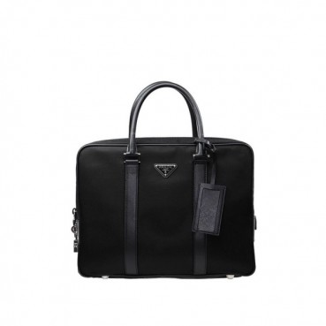 프라다 남성 블랙 서류가방 - Prada Mens Black Tote Bag 