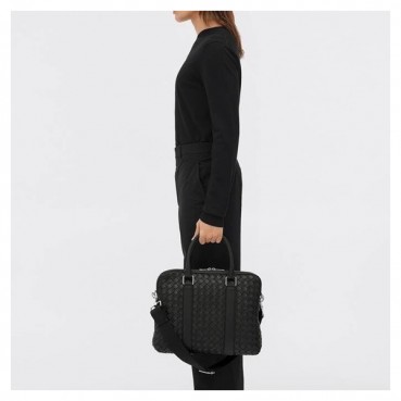 보테가베네타 남/녀 블랙 서류가방 - Bottega Veneta Unisex Black Tote Bag 