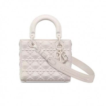 디올 여성 화이트 다이아몬드 레이디백 - Womens White Lady Bag 
