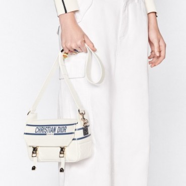 디올 여성 화이트 캠프백 - Dior Womens White Camp Bag 