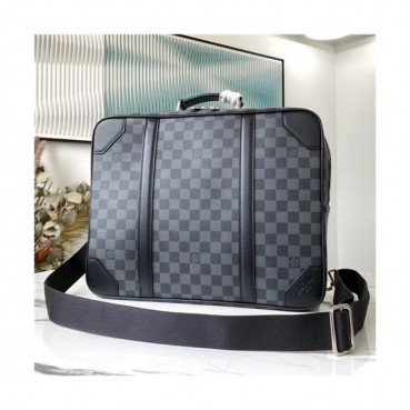 Louis Vuitton 2021 Men's Briefacase  Cross Bag/Tote Bag,38.5cm,N50051,LOUB2332 - 루이비통 2021 남성용 브리프 케이스 서류가방/크로스백/토트백,38.5cm,그레이