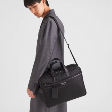 프라다 남성 블랙 서류가방&백팩 40cm - Prada Mens Black Tote Bag 