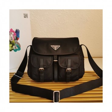 Prada 2020 Nylon Messenger Shoulder Bag,30CM - 프라다 2020 나일론 남여공용 메신저 숄더백,1BD225
