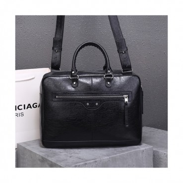 Balenciaga 2020  Leather  Mens Business,40cm  - 발렌시아가 2020 레더 남성용 서류가방, BGB0552,40cm,블랙