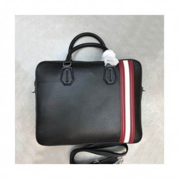Bally 2019 Leather  Mens Business,36cm  - 발리 2019 레더 남성용 서류가방, BALB0125,36cm,블랙