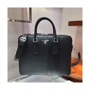 Prada 2019 Mens Business Bag,36CM - 프라다 2019 남성용 서류가방 2VE011