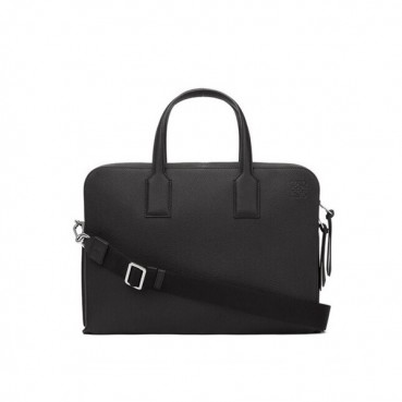 Loewe 2019 Leather Mens Business,38CM - 로에베 2019 남성용 레더 서류가방 ,LOEB0372, 38CM, 블랙