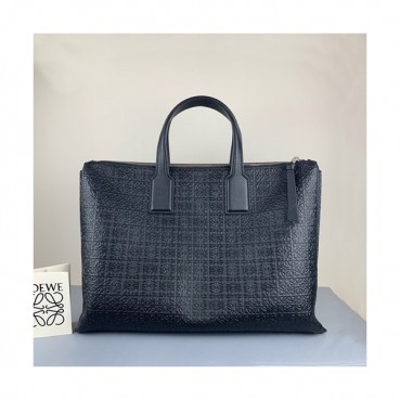 Loewe 2019 Leather Mens Business,38CM - 로에베 2019 남성용 레더 서류가방 ,LOEB0371, 38CM, 블랙