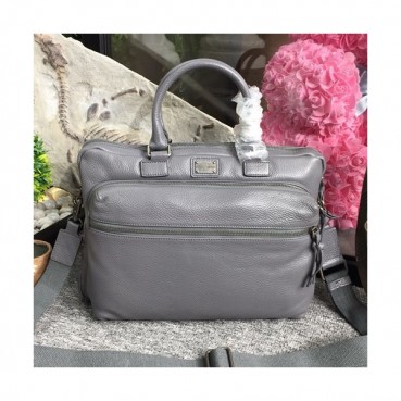 Dolce&Gabbana 2019 Leather Mens Business Bag,37CM - 돌체 앤 가바나 2019 레더 남성용 서류가방 DGB0221,37cm,그레이