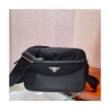 Prada 2019 Nylon Messenger Shoulder Bag,23CM - 프라다 2019 나일론 남여공용 메신저 숄더백,2VH048,23cm,블랙