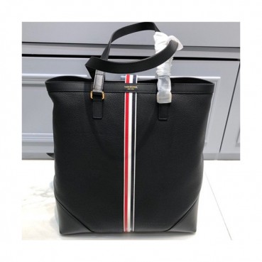 Thom Browne 2019 Leather Mens Business ,42cm - 톰브라운 2019 남성용 레더 서류가방 THOB0082,42cm,블랙