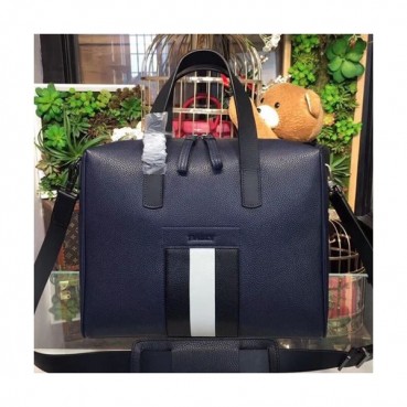 Bally 2019 Leather  Mens Business,38cm  - 발리 2019 레더 남성용 서류가방, BALB0021,38cm,네이비