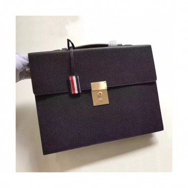 Thom Browne 2019 Leather Mens Business  - 톰브라운 2019 남성용 레더 서류가방 THOB0063,블랙