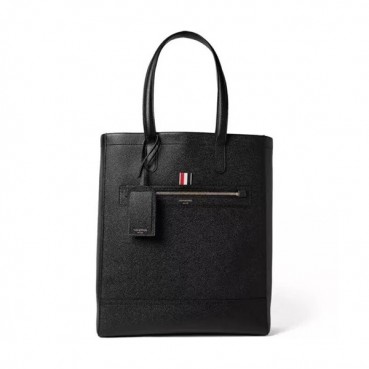 Thom Browne 2019 Leather Mens Business ,38cm - 톰브라운 2019 남성용 레더 서류가방 THOB0028,38cm,블랙