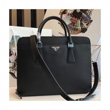 Prada Saffiano Mens Business Bag,36CM - 프라다 사피아노 남성용 서류가방 2VE366