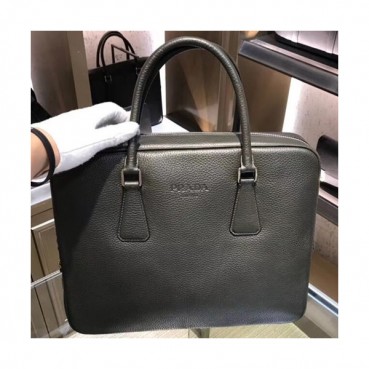 Prada Leather Mens Business Bag,36CM - 프라다 레더 남성용 서류가방 2VE305