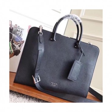 Prada Saffiano Mens Business Bag ,38CM - 프라다 사피아노 남성용 서류가방 2VN006
