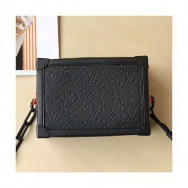 Louis Vuitton MonogramMessenger Box Shoulder Bag,25cm - 루이비통 모노그램 메신저 박스 숄더백 M44427,LOUB0548,25cm,블랙