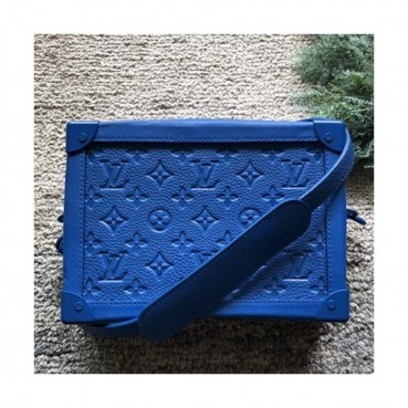 Louis Vuitton MonogramMessenger Box Shoulder Bag,25cm - 루이비통 모노그램 메신저 박스 숄더백 M44427,LOUB0546,25cm,블루
