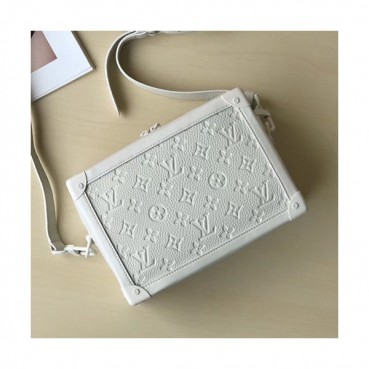 Louis Vuitton MonogramMessenger Box Shoulder Bag,25cm - 루이비통 모노그램 메신저 박스 숄더백 M44427,LOUB0545,25cm,화이트