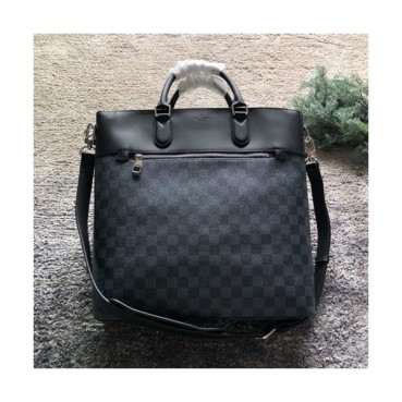 Louis Vuitton Newport Mens Business,38cm - 루이비통 뉴포트 남성용 서류가방 N41588,LOUB0422  ,38cm,블랙+블루