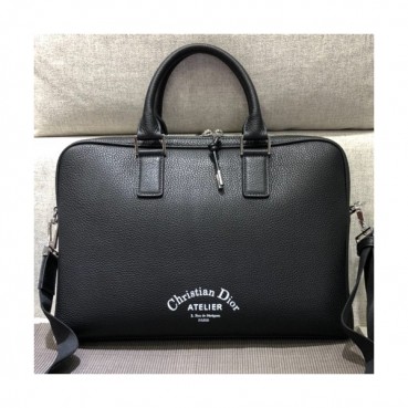 Dior Leather Mens Business ,38.5CM - 디올 레더 남성용 서류가방,DIOB0039 ,38.5cm,블랙
