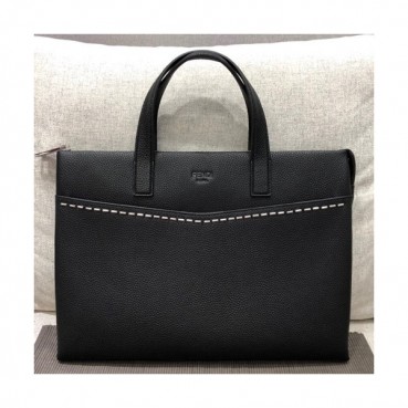 Fendi Leather Mens Business ,37CM - 펜디 레더 남성용 서류가방,FENB0046,37CM,블랙