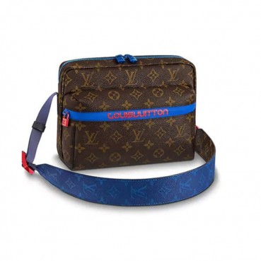 Louis Vuitton Monogram Messenger Shoulder Bag,25cm - 루이비통 모노그램 남여공용 메신저 숄더백  M43843,LOUB0382 ,25cm,2색(실버,브라운)