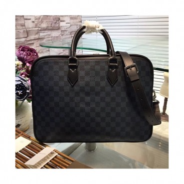 Louis Vuitton Dandy Slim Briefcase Mens Business,38cm - 루이비통 댄디 슬림 브리프케이스 남성용 서류가방 N63298,LOUB0215  ,38cm