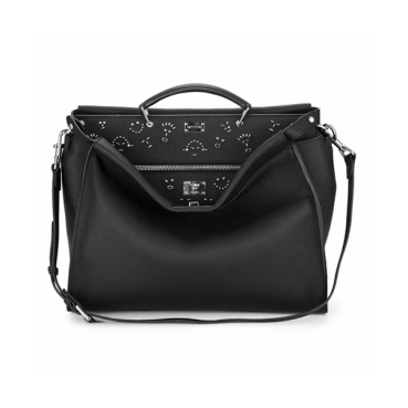[팬디] 피카부 블랙 로만가죽 남성용 비지니스 fd0009b - Fendi Peekaboo Leather Black Mens Business
