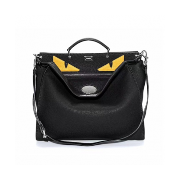 [팬디]셀러리아 피카부 블랙 로만가죽 7VA354X4KF0R2A 남성용 비지니스 fd0008b - Fendi Peekaboo Leather Black Mens Business