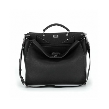 팬디] 라지 피카부 블랙 로만 가죽 소재 7VA3888KLF0GXN 남성용 비지니스 fd0007b - Fendi Peekaboo Leather Black Mens Business