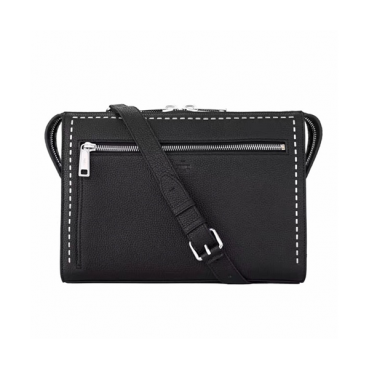 [팬디] 피카부 스티치 장식 블랙 남성용 비지니스백 fd0002b - Fendi Peekaboo Leather Black Mens Business