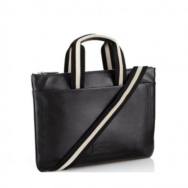 [발리] 블랙 수입가죽 남성용 서류가방 - ba0023b Bally Black Leather Mens Business