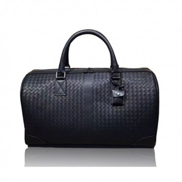 [보태가 베네타] 인터레치아토 가죽 블랙 남성용 디크니컬 bv0004b - Bottega Veneta Intrecciato Black Mens Technical