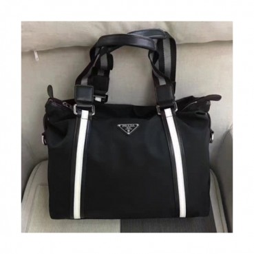 [프라다]보스턴 백 블랙 PM 남성용 pr0007b - Prada Boston Bag Black PM Mens