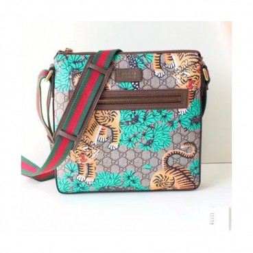 [구찌] 벵골 GG 수프림 남성용 406408 메신저 백 gu0010b - Gucci Bengal GG Supreme Mens Messenger Bag