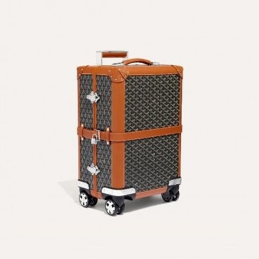 고야드 부흐제 트롤리 블랙 탄 캐리어 - Goyard Trolley Two